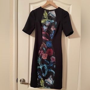 Ted Baker Black Floral Dress